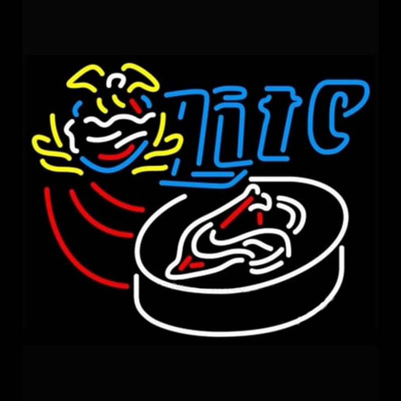 Miller Lite Hockey Enseigne Néon