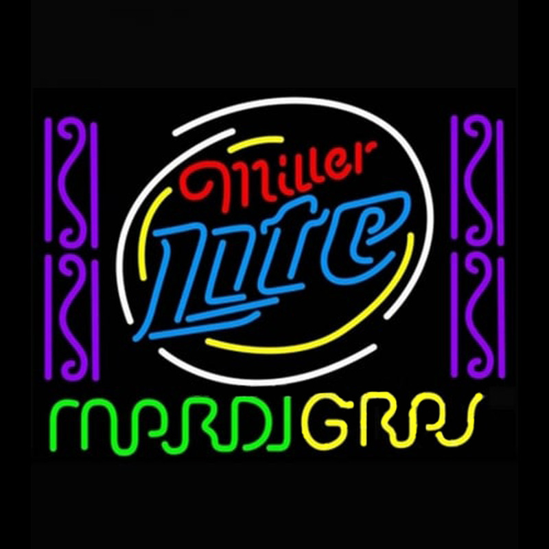 Miller Lite Mardi Enseigne Néon