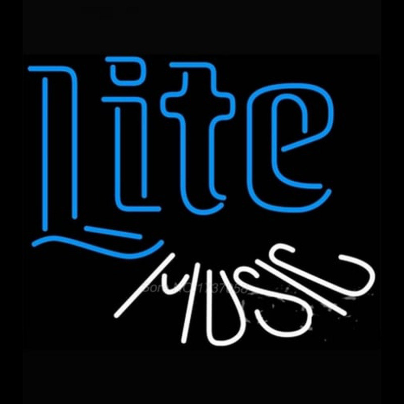 Miller Lite Music Enseigne Néon