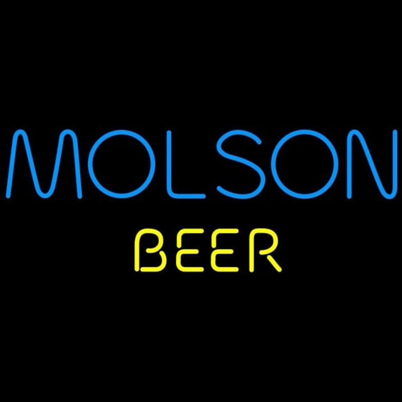 Molson Beer Sign Enseigne Néon