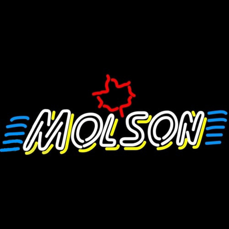 Molson Double Stroke Marquee Enseigne Néon