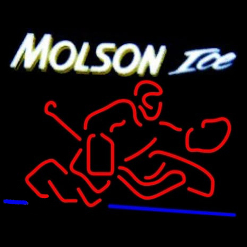 Molson Ice Goalie Enseigne Néon