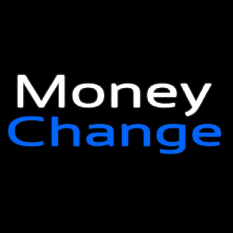 Money Change Enseigne Néon