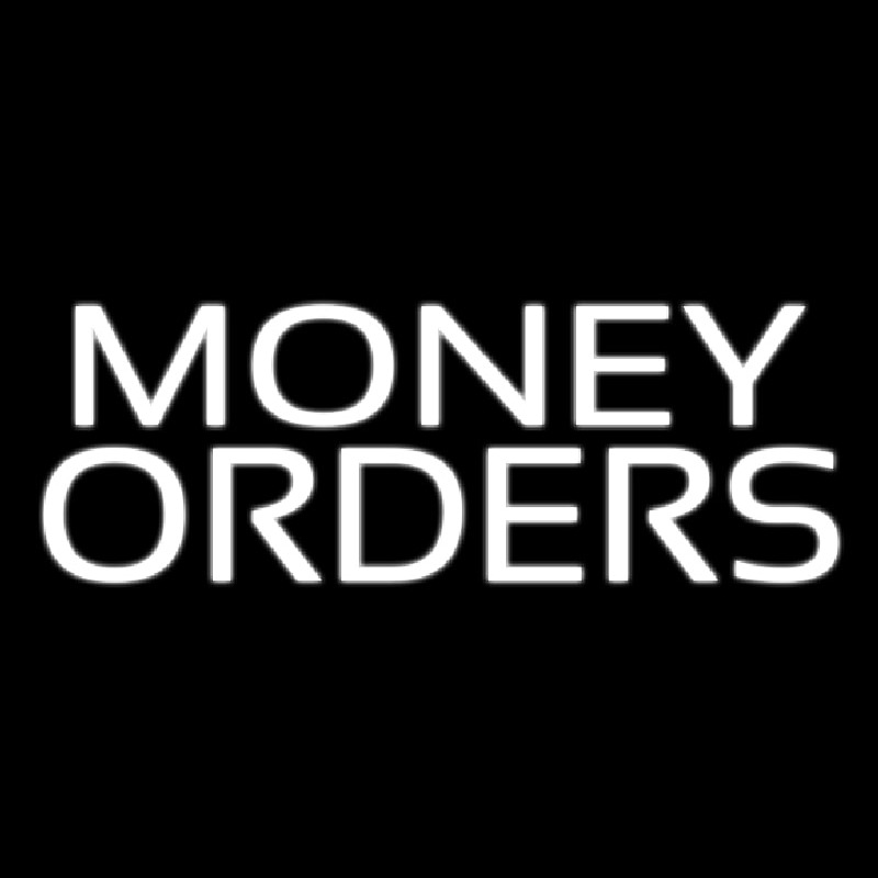 Money Orders Enseigne Néon