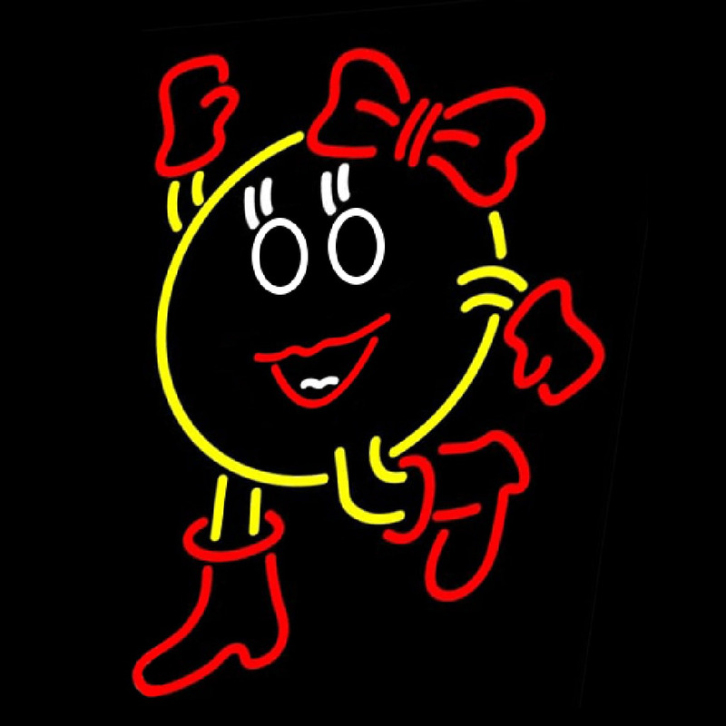 Ms Pac Man Enseigne Néon