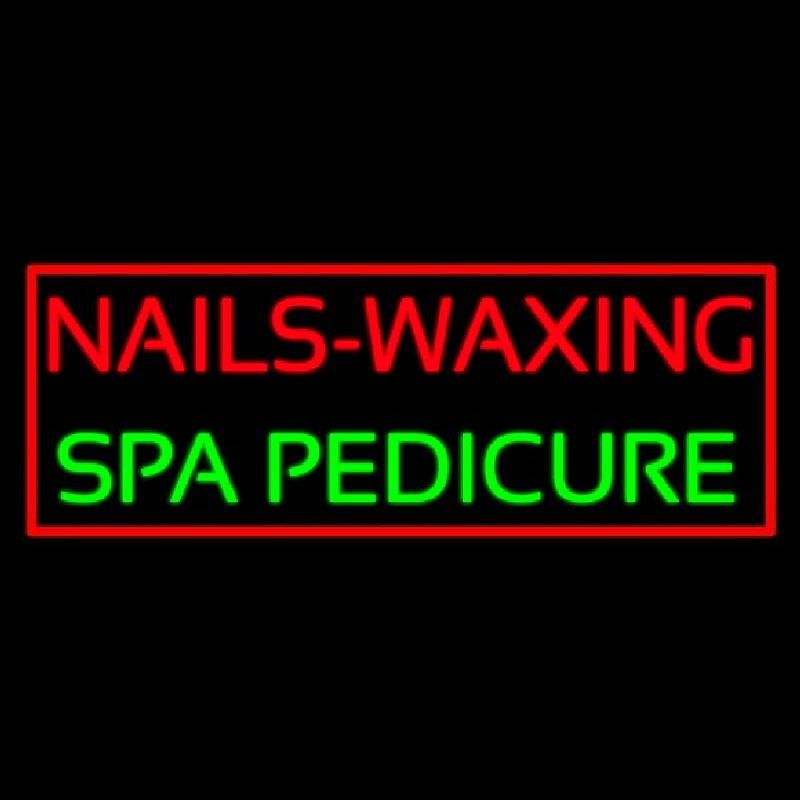 Nails Wa ing Spa Pedicure Enseigne Néon