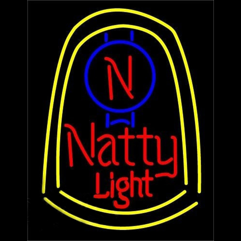 Natural Natty Light Beer Sign Enseigne Néon