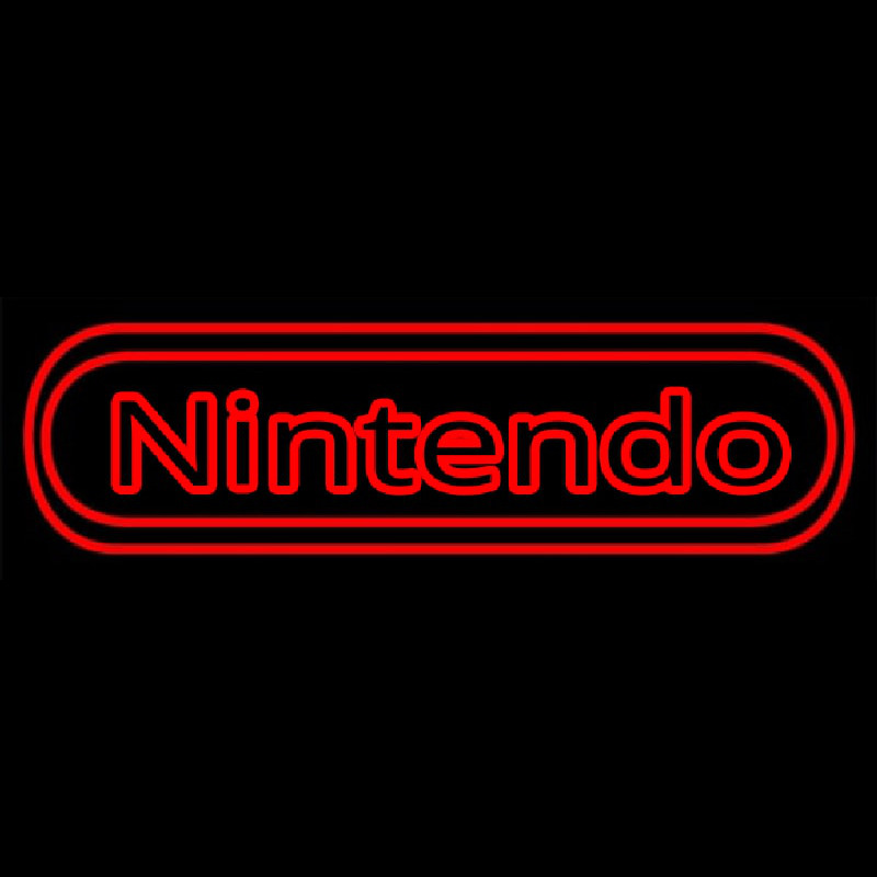 Nintendo Logo Enseigne Néon