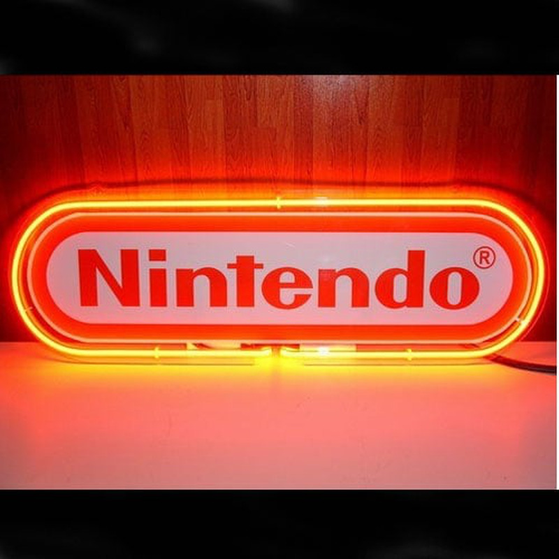 Nintendo Red Enseigne Néon