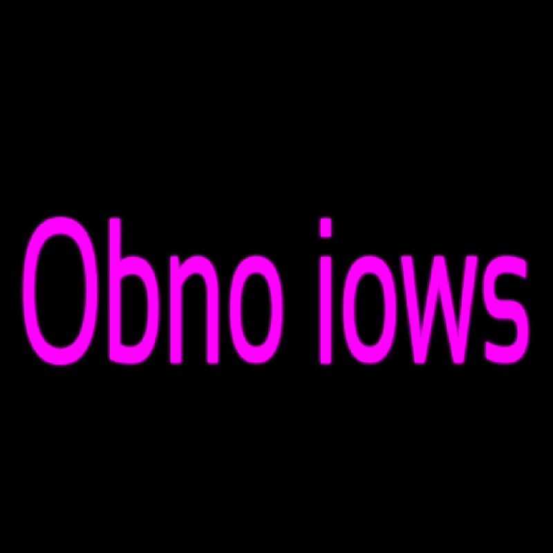 Obno iows Enseigne Néon