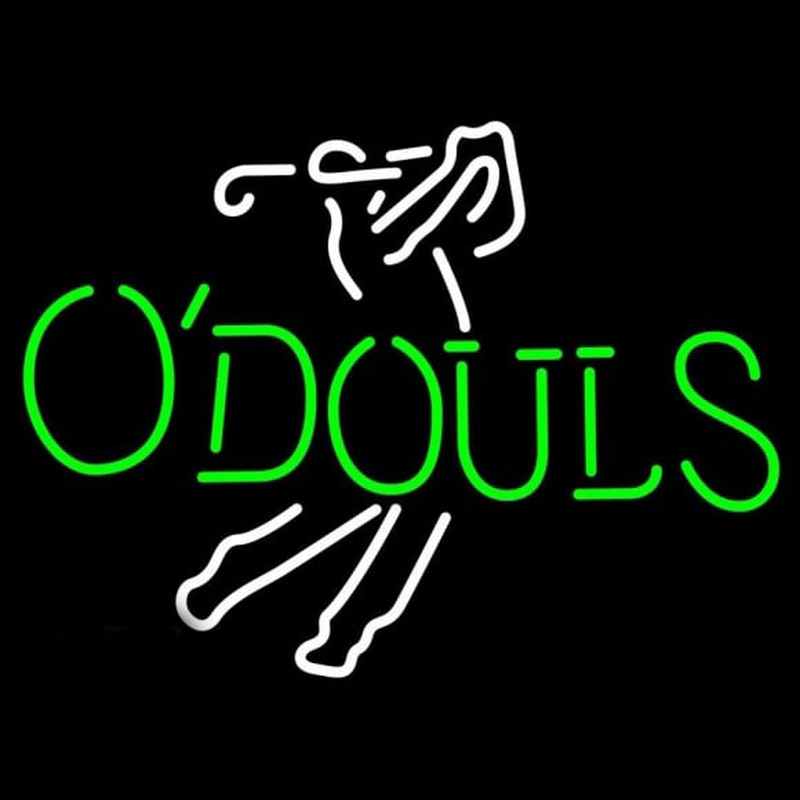 Odouls Golfer Beer Sign Enseigne Néon