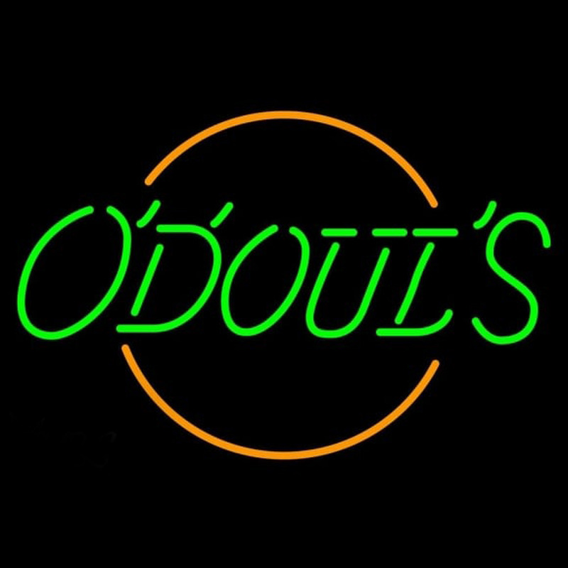 Odouls Round Beer Sign Enseigne Néon