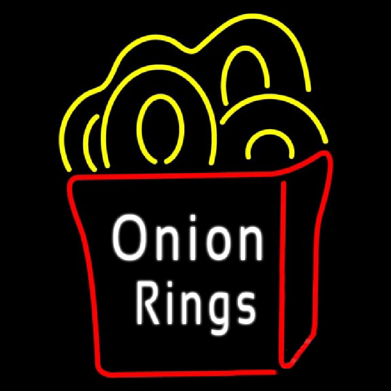 Onion Rings Enseigne Néon
