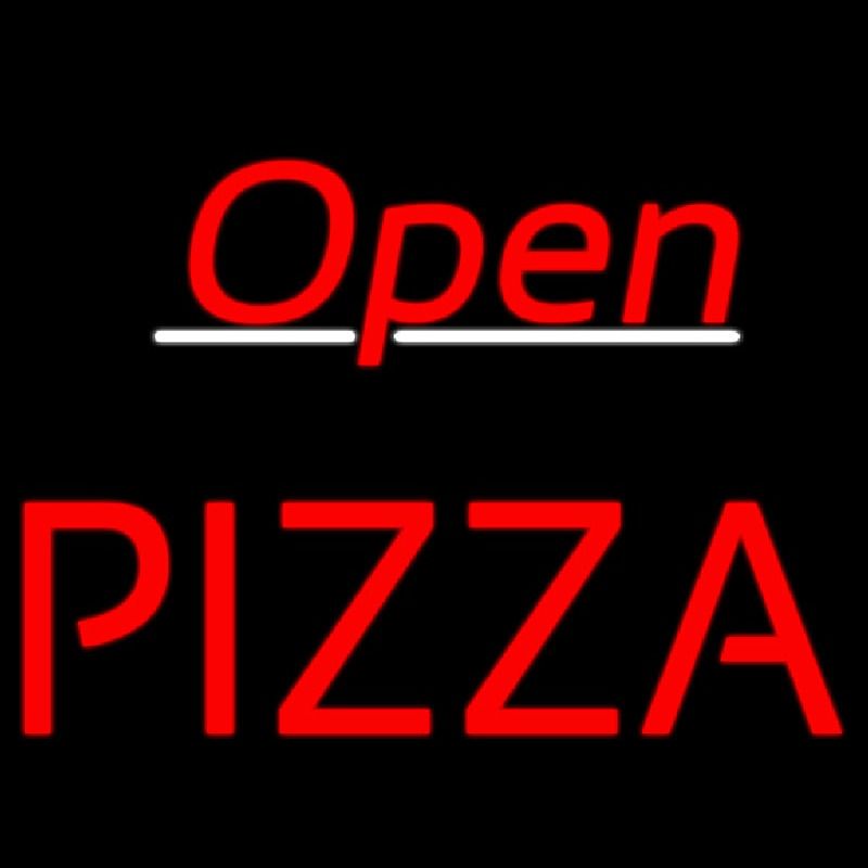Open Block Pizza Enseigne Néon
