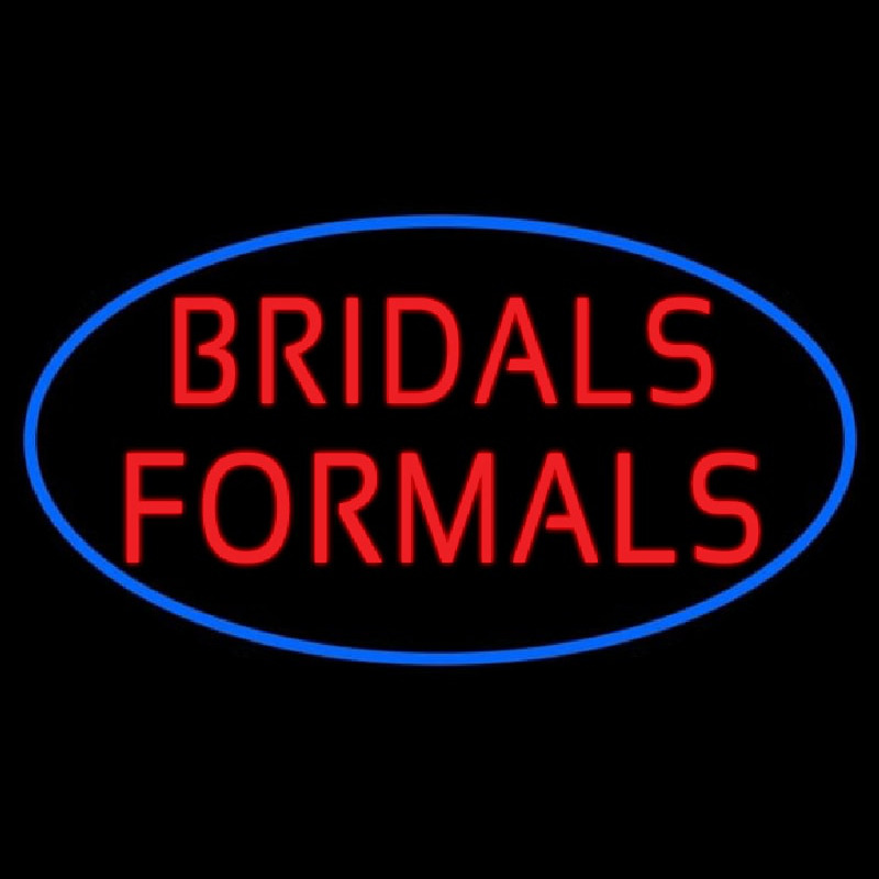 Oval Bridals Formals Enseigne Néon