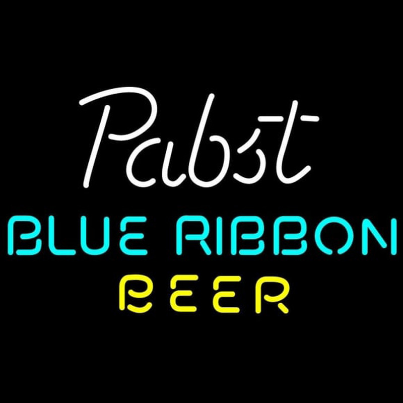 Pabst Blue- Ribbon Beer Te t Beer Sign Enseigne Néon