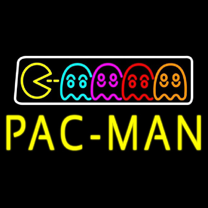 Pac Man Enseigne Néon