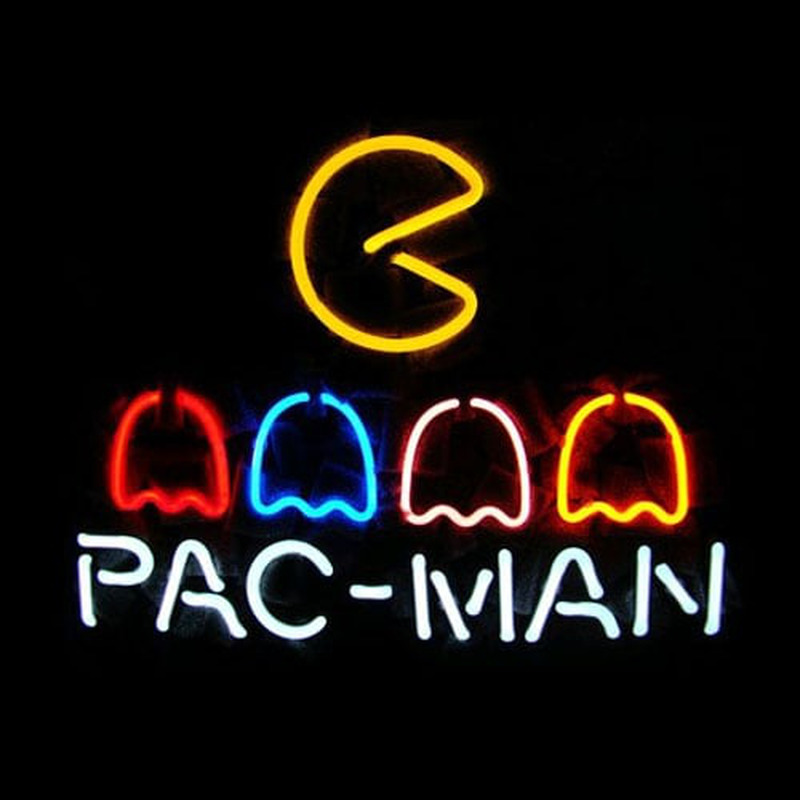 Pac Man Enseigne Néon