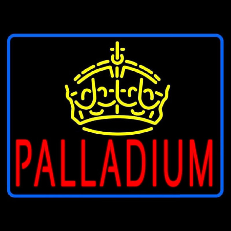 Palladium Block Crown Enseigne Néon