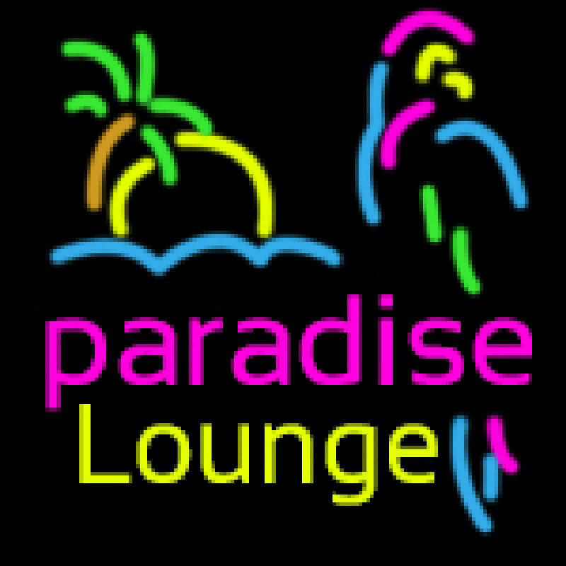 Paradise Lounge Enseigne Néon