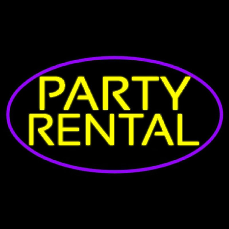 Party Rental 2 Enseigne Néon