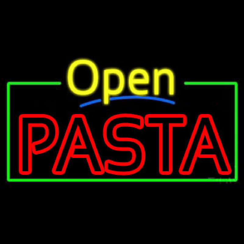 Pasta Open Enseigne Néon