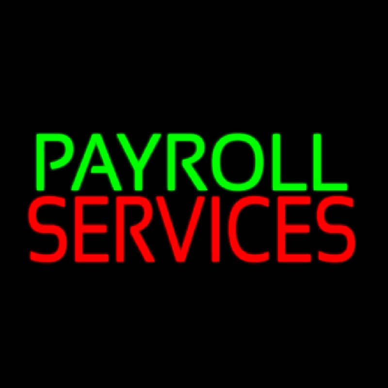 Payroll Services Enseigne Néon