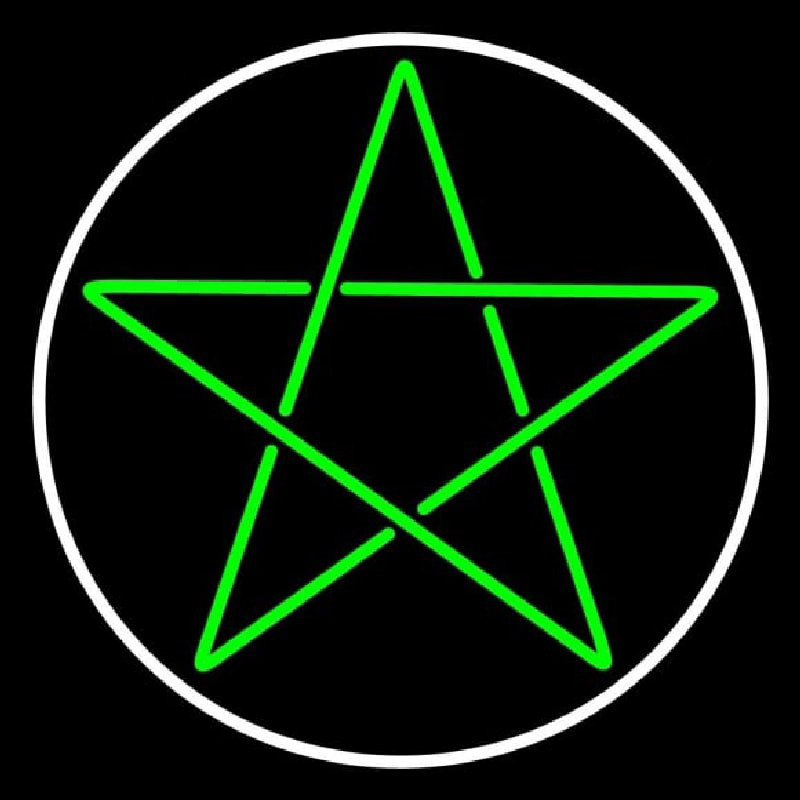 Pentacle Enseigne Néon
