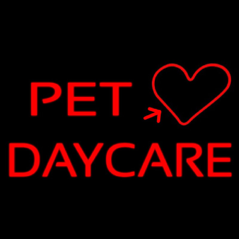 Pet Daycare Enseigne Néon