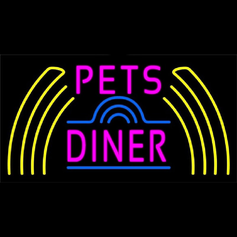 Pet Diner 1 Enseigne Néon