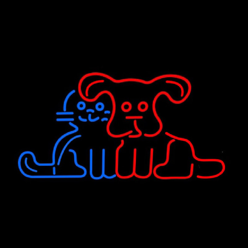 Pet Dog Logo Enseigne Néon