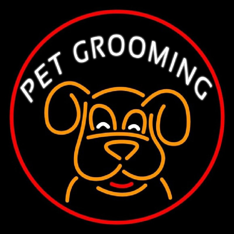 Pet Grooming Phone Number 1 Enseigne Néon