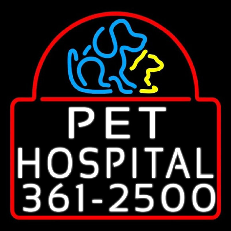 Pet Hospital Enseigne Néon