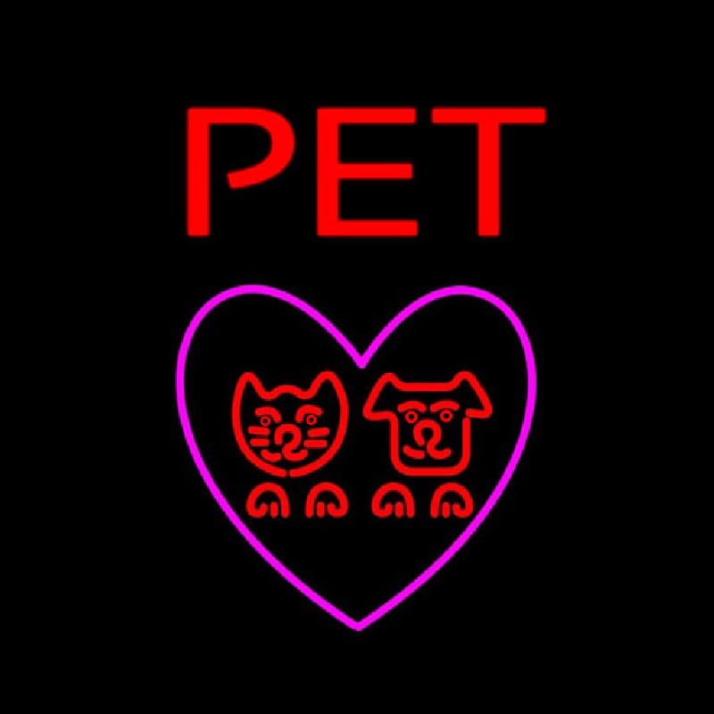 Pet Love Enseigne Néon