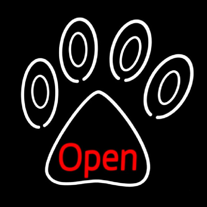 Pet Open 1 Enseigne Néon