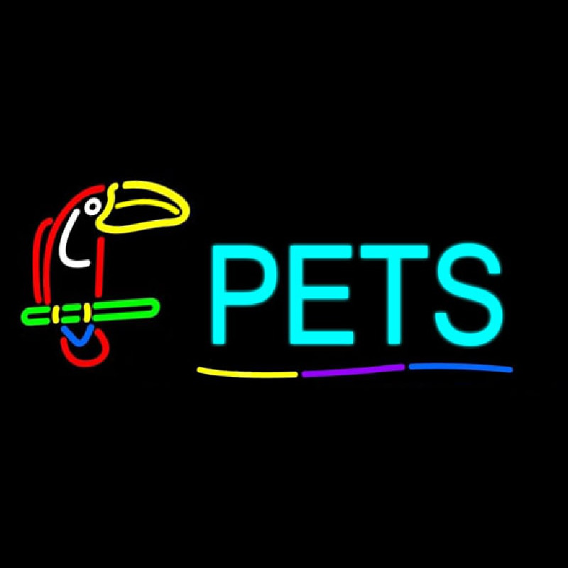 Pets With Logo Enseigne Néon