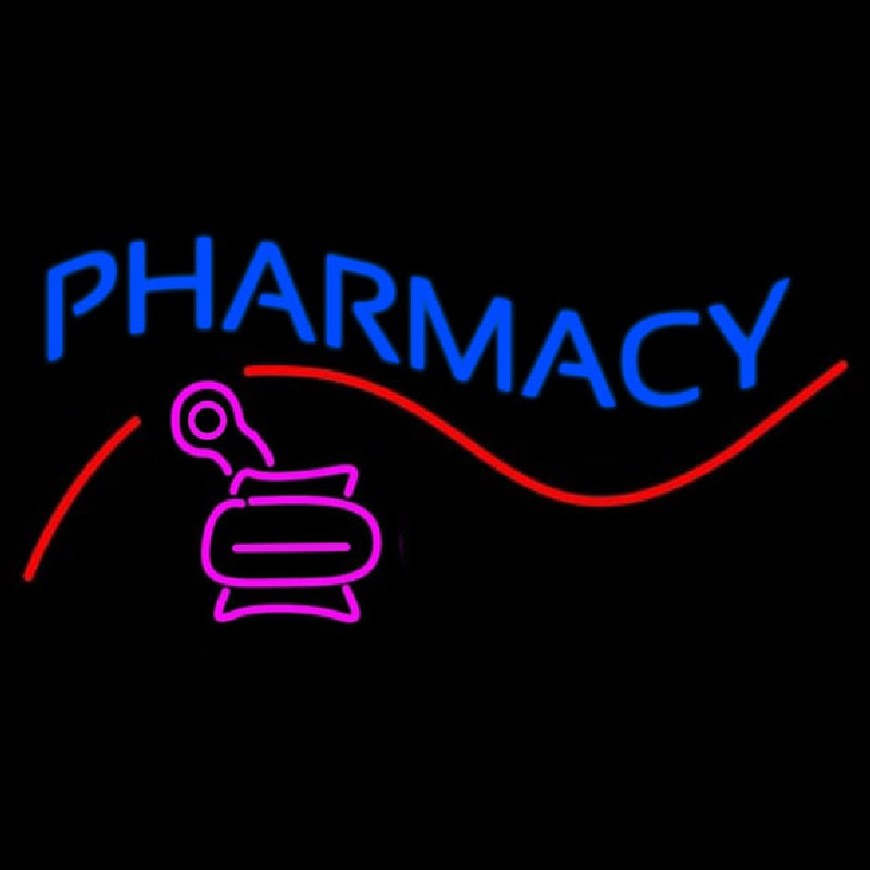 Pharmacy With Logo Enseigne Néon