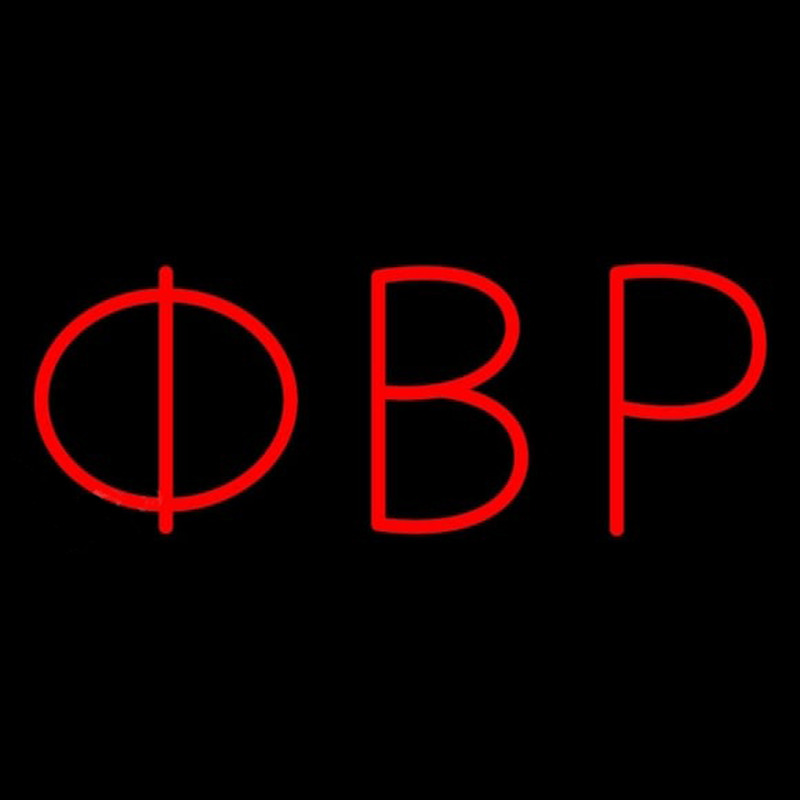 Phi Beta Rho Enseigne Néon