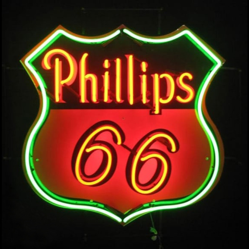 Phillips 66 Gasoline Enseigne Néon