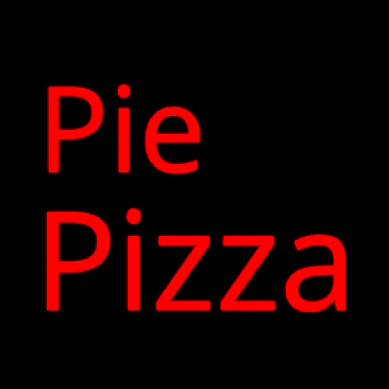 Pie Pizza Enseigne Néon
