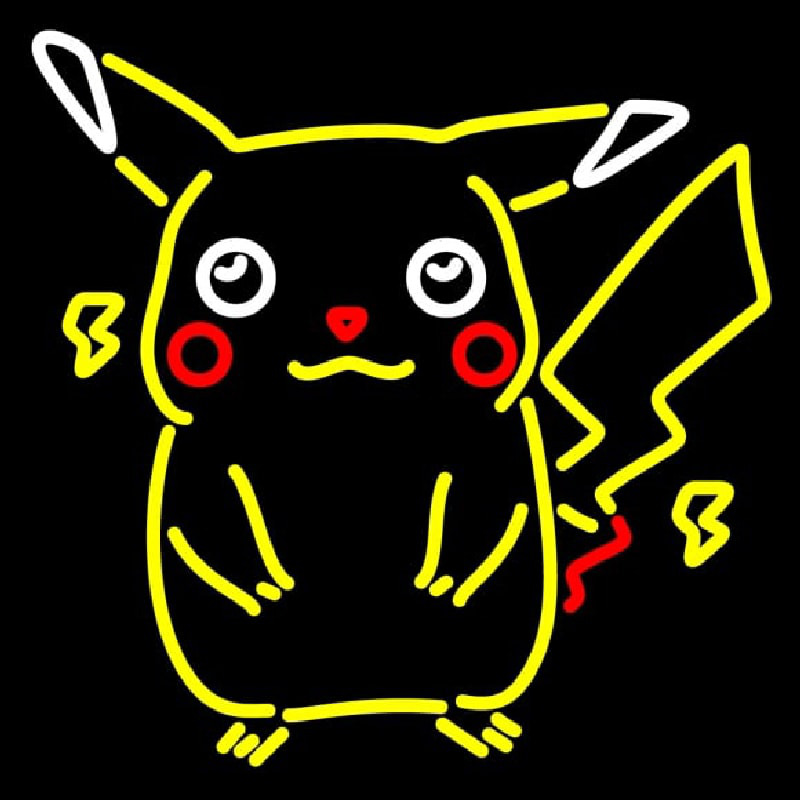 Pikachu Enseigne Néon