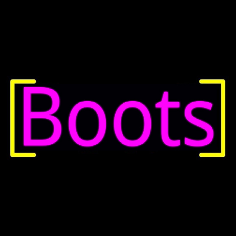 Pink Boots Enseigne Néon