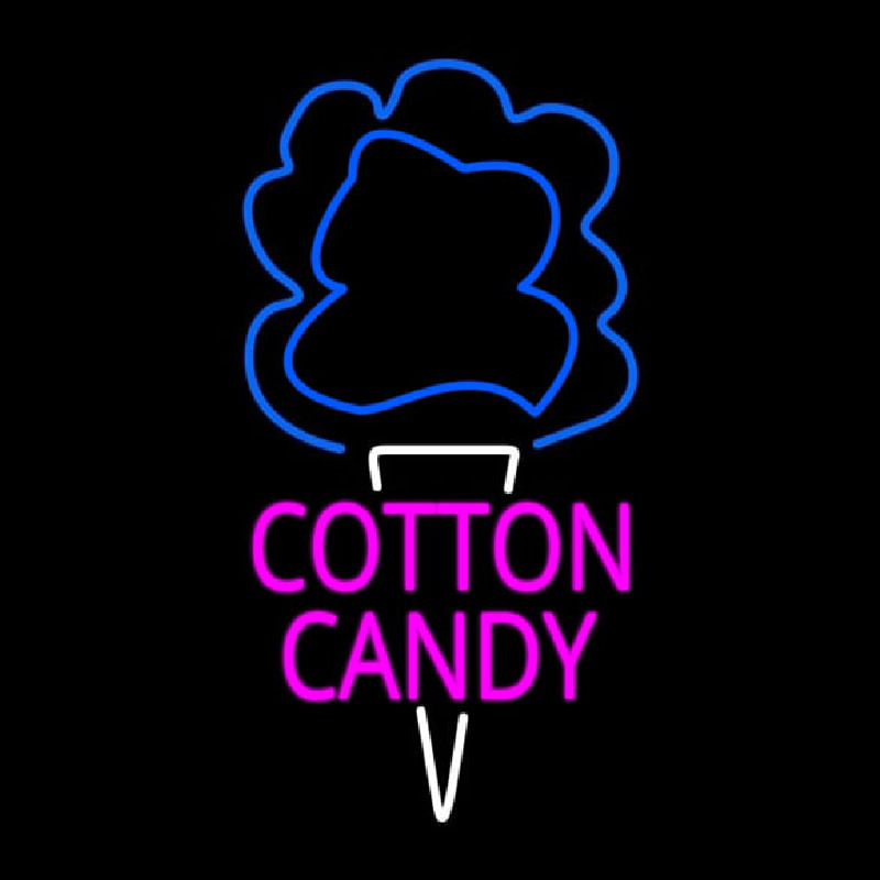 Pink Cotton Candy Enseigne Néon