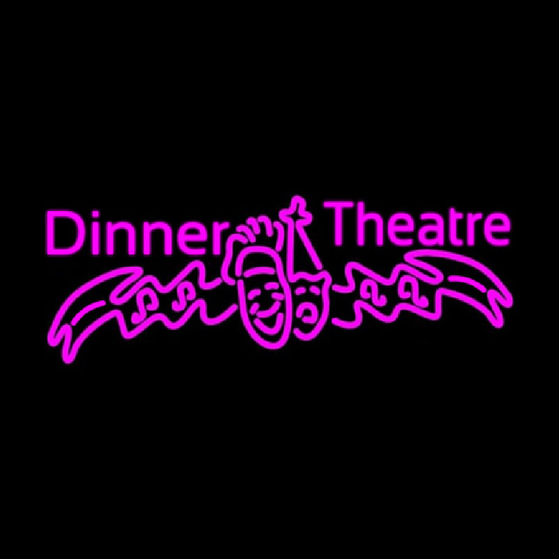 Pink Dinner Theatre Enseigne Néon