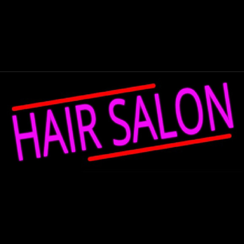 Pink Hair Salon Enseigne Néon