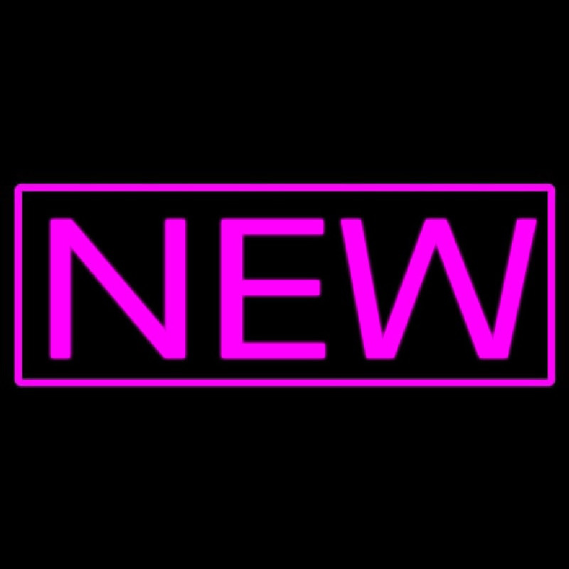 Pink New Border Enseigne Néon