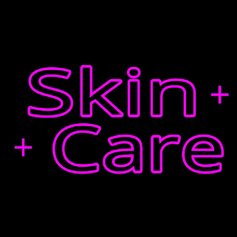 Pink Skin Care Enseigne Néon