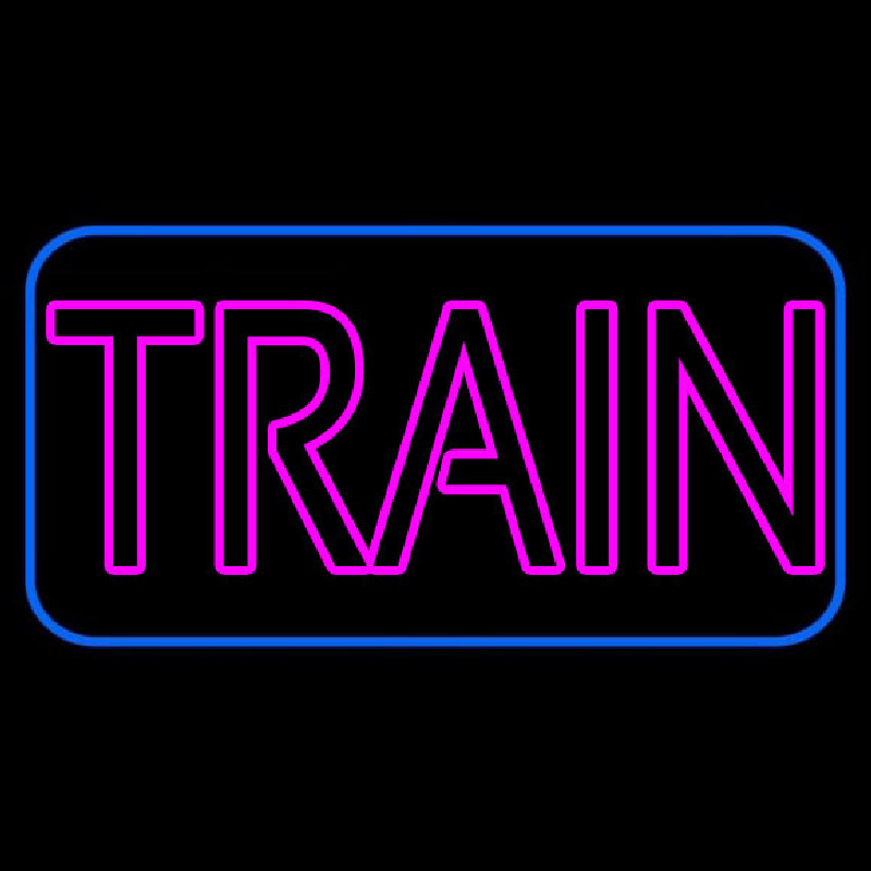 Pink Train Enseigne Néon