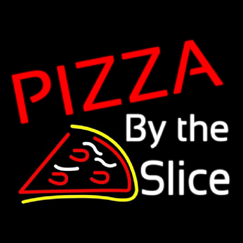 Pizza By The Slice Enseigne Néon