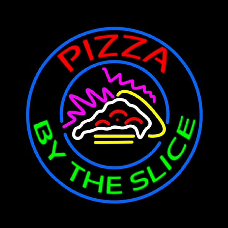 Pizza By The Slice Enseigne Néon
